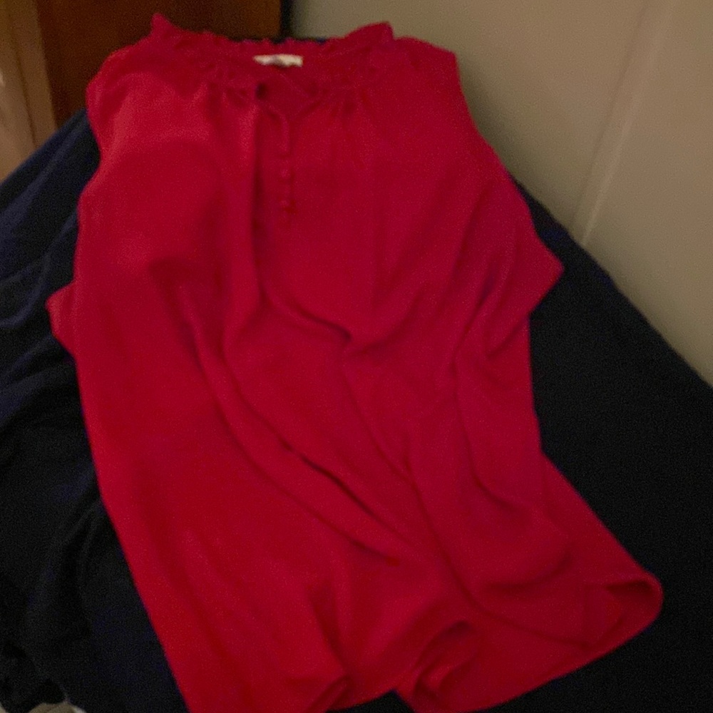Cato sleeveless red top 22/24